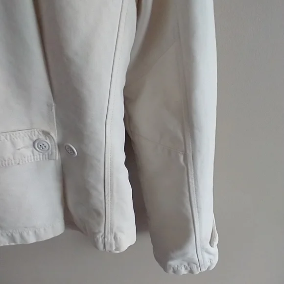 Lucky Brand Women's Sherpa Lined Button Up Jacket White Size XL - Picture 8 of 11